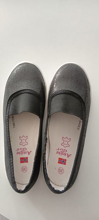 Nowe baletki półbuty 35