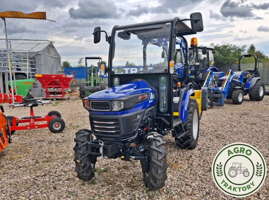 Ciągnik 26 PRO 5 LAT GWARANCJI rewers 9x9 FARMTRAC nie kubota NOWY komunalny (glebogryzarka,kosiarka)