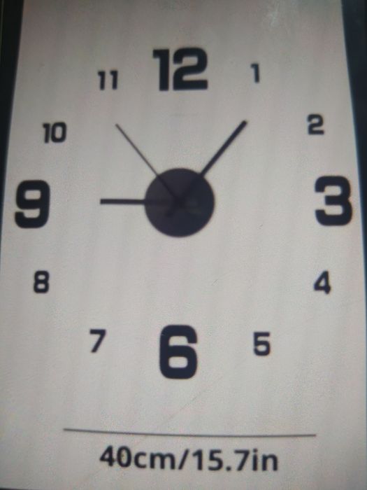 Часи годинник 3D настінний