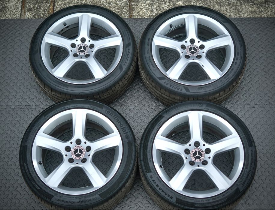Jantes SLK 17” 7.5”ET42  8.5”ET36 c/pneus