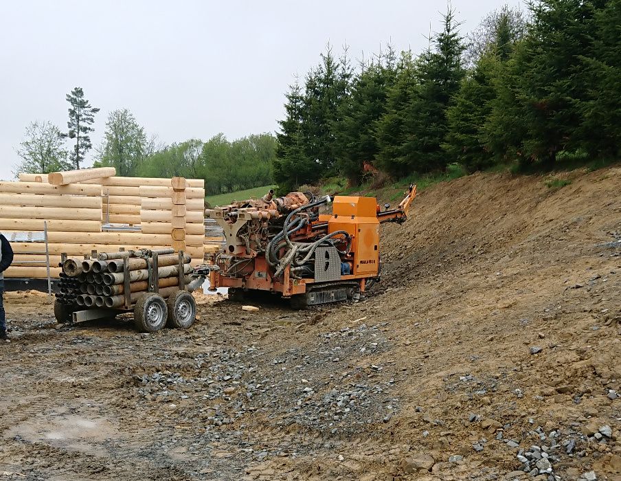 Studnie głębinowe, pompy ciepła. Wiercenie od 120/mb