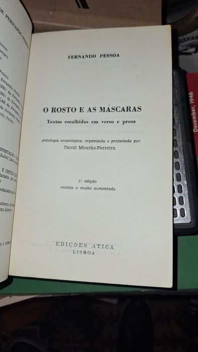 Fernando Pessoa o rosto e as máscaras 2 edição Atica