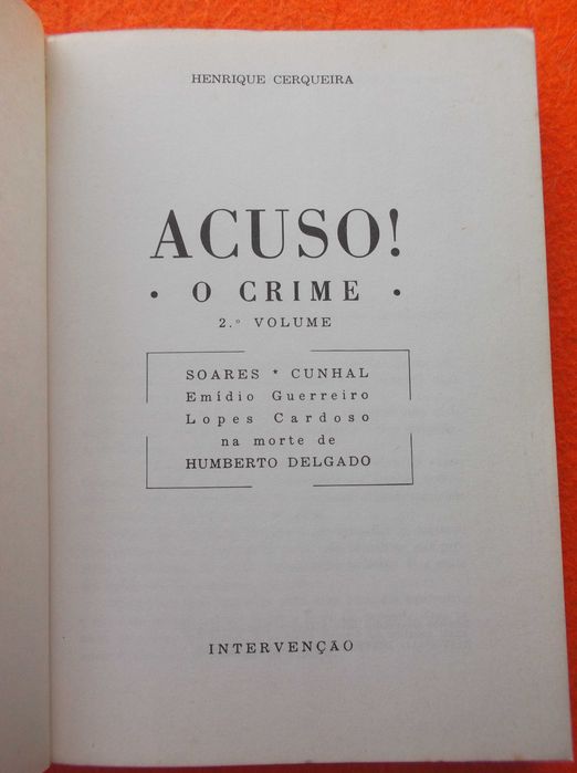 Acuso! - Henrique Cerqueira 2 Vol.
