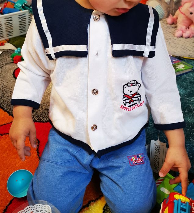 Bluzka r. 86 / 92 Rumble Rumble nowa z metką marynarska