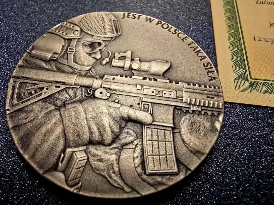 Coin Jednostki Wojskowej GROM 40 mm