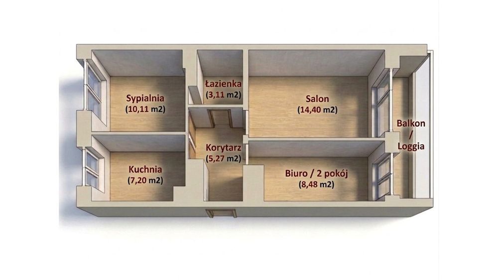 3 Pokoje z Klimatyzacją i Panoramą Miasta w samym Centrum