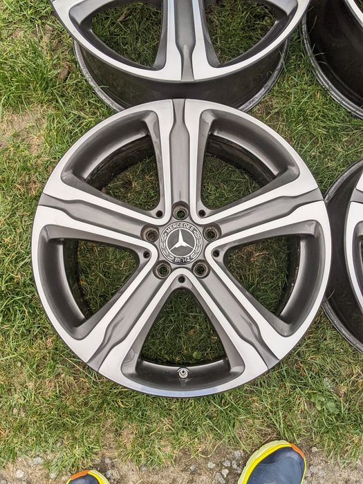 Темно сірі литі диски R18 Mercedes GLC GLE 166 Glk E clas w212 w213 V clas w447