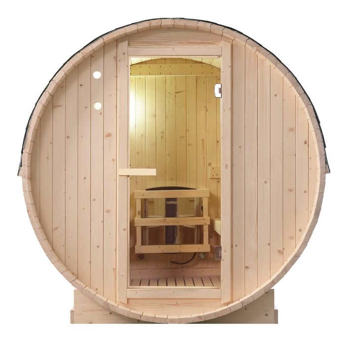 Sauna Fińska BECZKA 4os piec 6KW Harvia