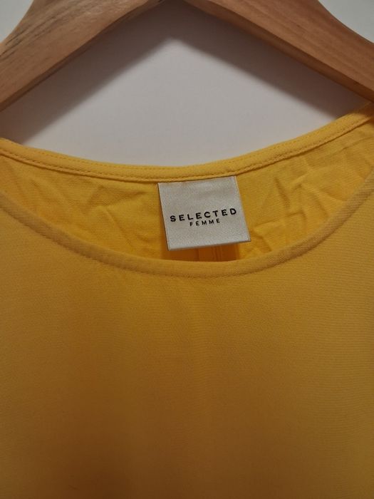 Selected femme żółta bluzka damska XS