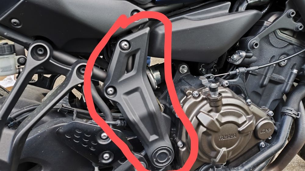 BC6-F7463-00 para Yamaha Tracer 700, 2016-19, direita