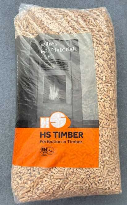 Pellet HS Timber PREMIUM odp Gold A1 DIN plus 15kg fi6 op 15 kg - 33,60 zł