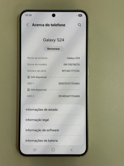Samsung Galaxy S24 256GB Marble Gray | Desbloqueado | Excelente Estado