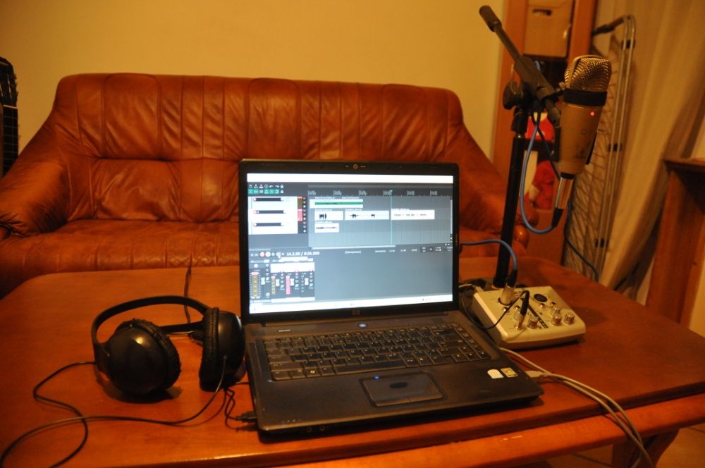 Mobilne Studio-Mikrofon Behringer,Alesis,Laptop,Słuchawki,kable!