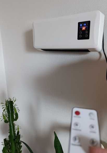 обогреватель настенный с пульт + вентилятор + сушилка дуйка LED-экран