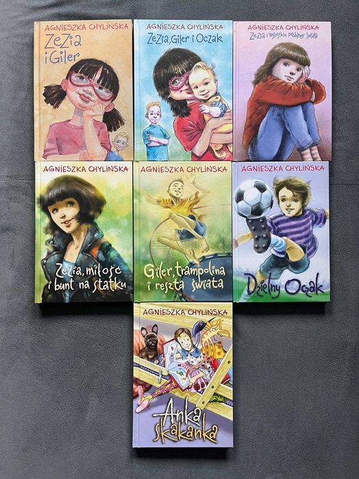 Zestaw książek dla dzieci autorstwa Agnieszki Chylińskiej