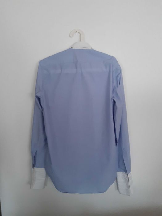 Camisa ZARA Azul Claro S. Estado Impecável. Como Nova)