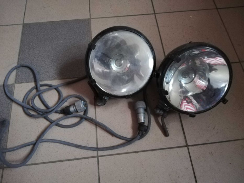 Reflektory, halogeny, lampy 24V, straż, osp