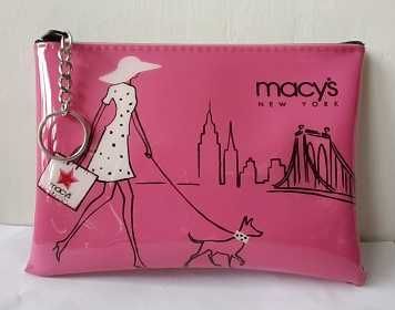 Kosmetyczka podróżna Macy's NEW YORK Błyszcząca