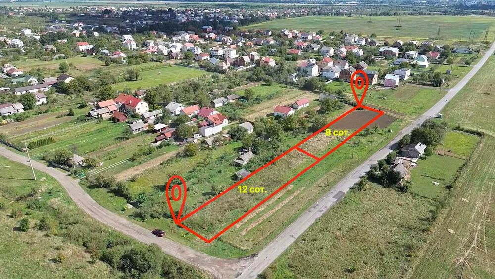 Продаються 2 земельні ділянки за ціною 1-єї у с.Діброва-Заплатенська