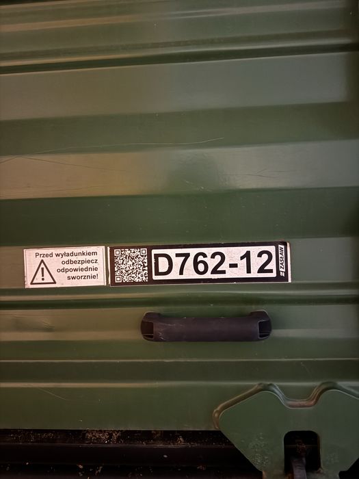 Przyczepa Zasław D-762 12 ton tandem