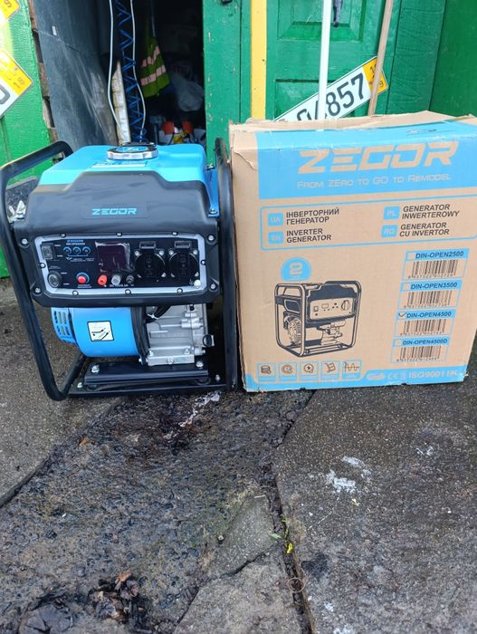 Інвекторний генератор zegor 4500 відмінний стан