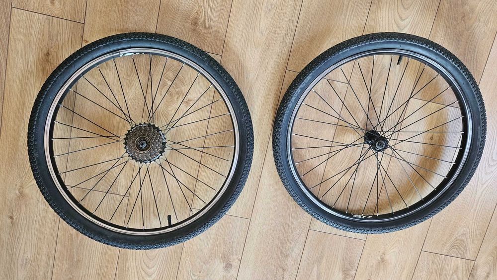 Firmowe Lekkie Koła do roweru dla dzieci 24" ALEXRIMS -  Komplet