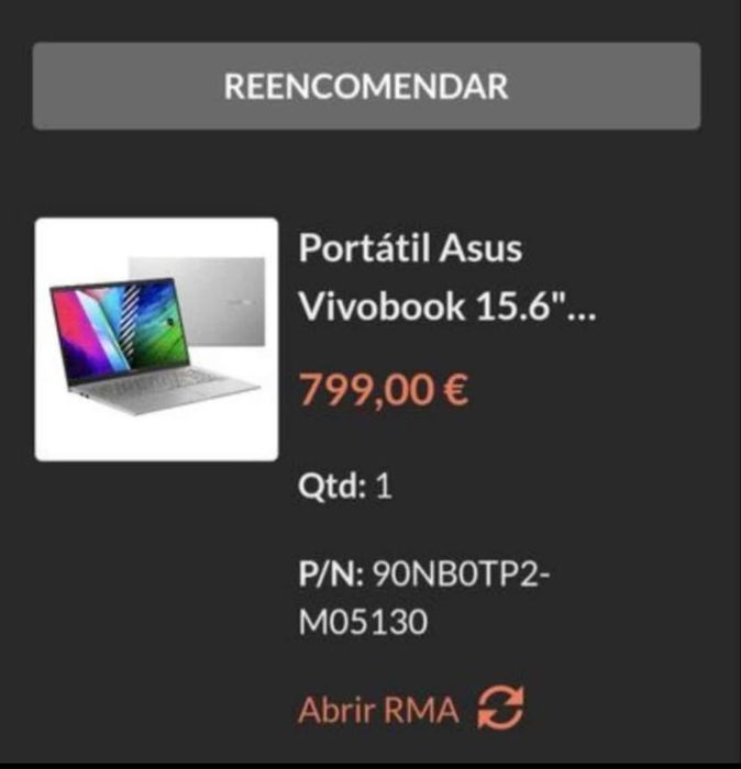 Computador portátil Asus Vivobook R7 16gb ram 512ssd