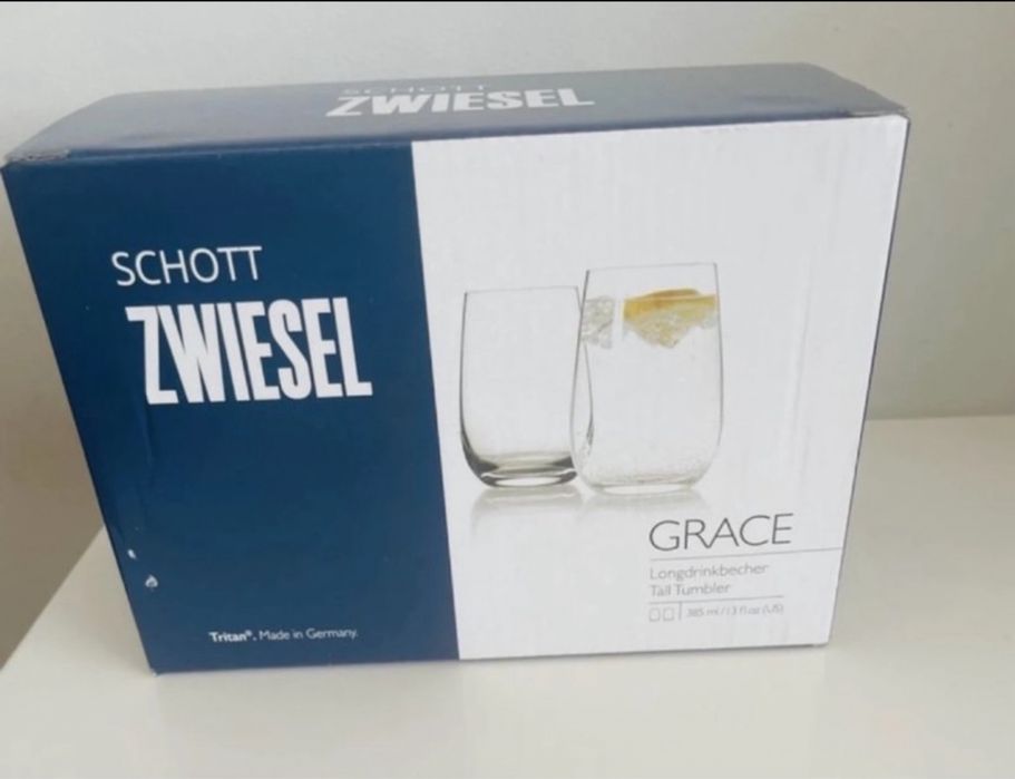 Wysokie szklanki ze szkła krystalicznego x2 - Schott Zwiesel