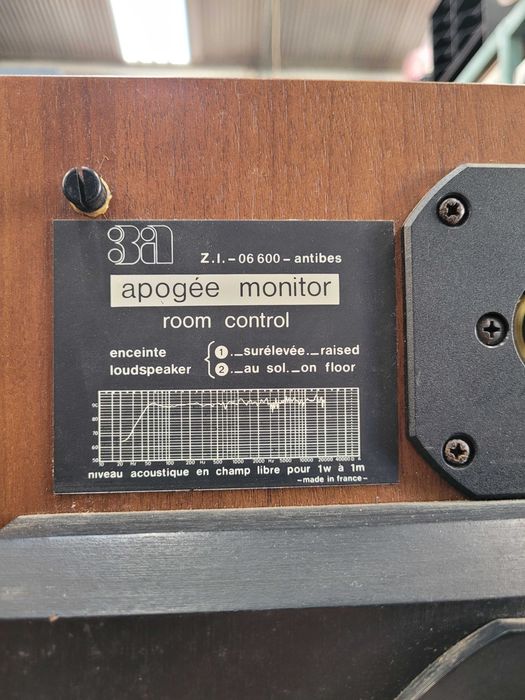 Colunas de som 3A apogée monitor