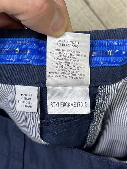 Calvin Klein Golf штаны брюки W38 L29 размер классические синие