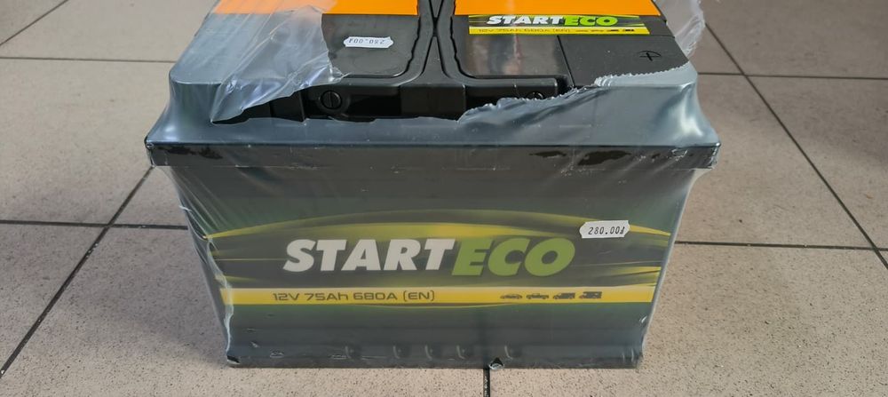 AKUMULATOR START ECO 12V 75Ah 680A NOWY
