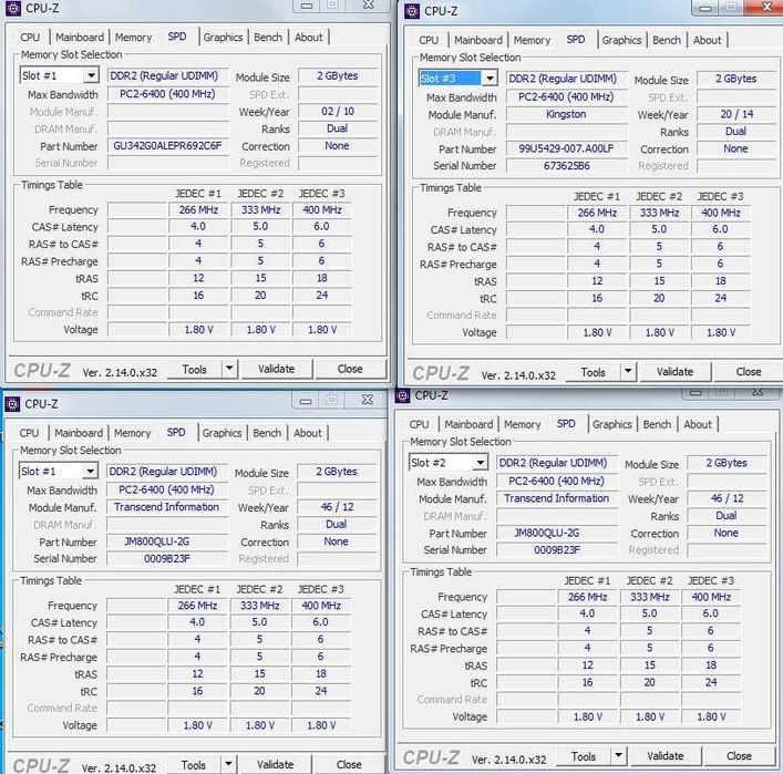 Память оперативная DDR2 667, 800 по 2 gb для ПК. Рабочая, проверена.