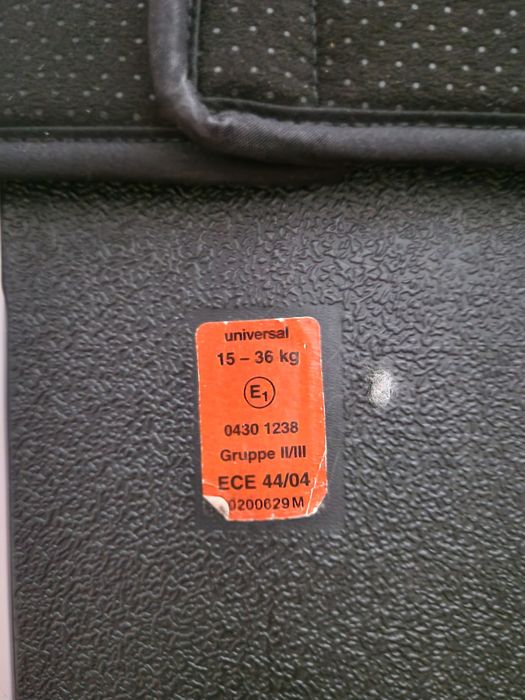 Fotelik samochodowy Recaro 15-36 kg