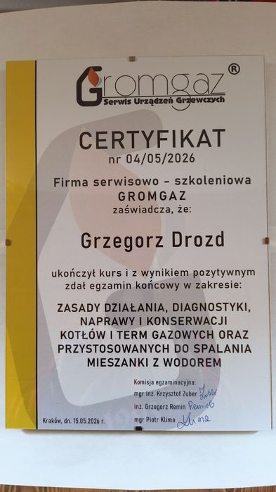 Serwis, naprawa pieców gazowych.