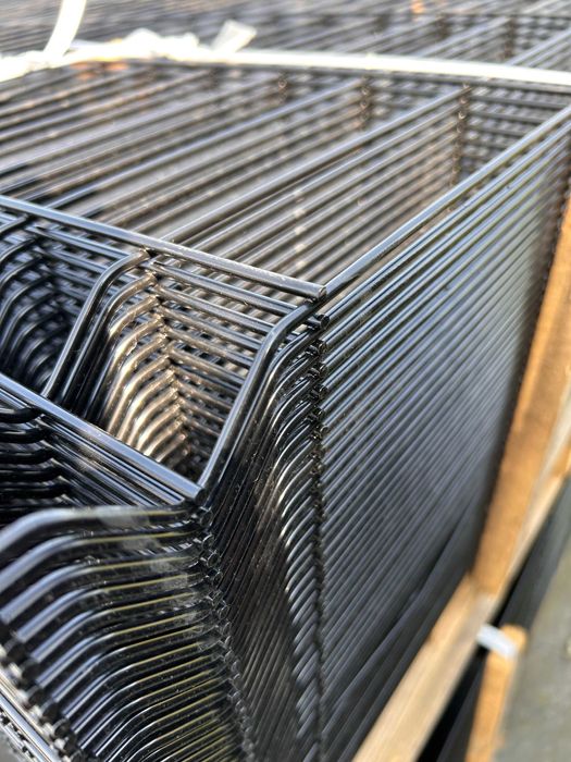 NOWOCZESNE Ogrodzenie panelowe 123 cm Fi 4 - 45zł/1mb