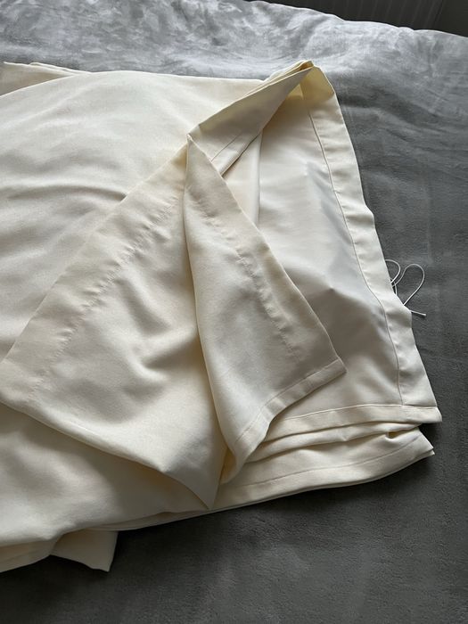 Zasłony kremowe wysokość 255 cm - 2 sztuki (zestaw)