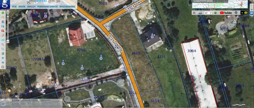 Działka budowlana 10 ar – Wołowice, gm. Czernichów