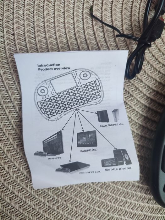 Клавіатура бездротова з тачпадом