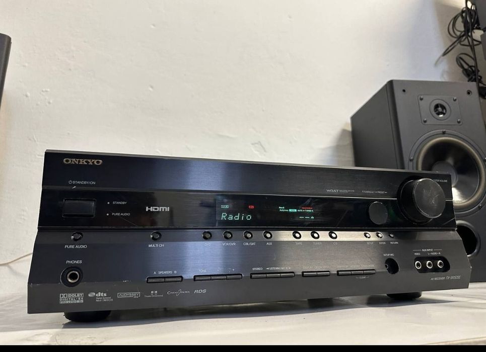 7.1 Amplituner Onkyo TX-SR 505 E, 7*130 W, HDMI, DTS Neo:6, DTS 96/24