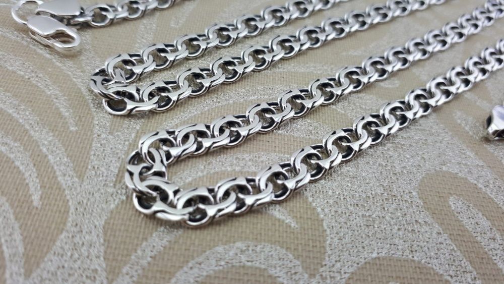 Срібний ланцюжок Бісмарк 925 цепочка срібло 5 мм