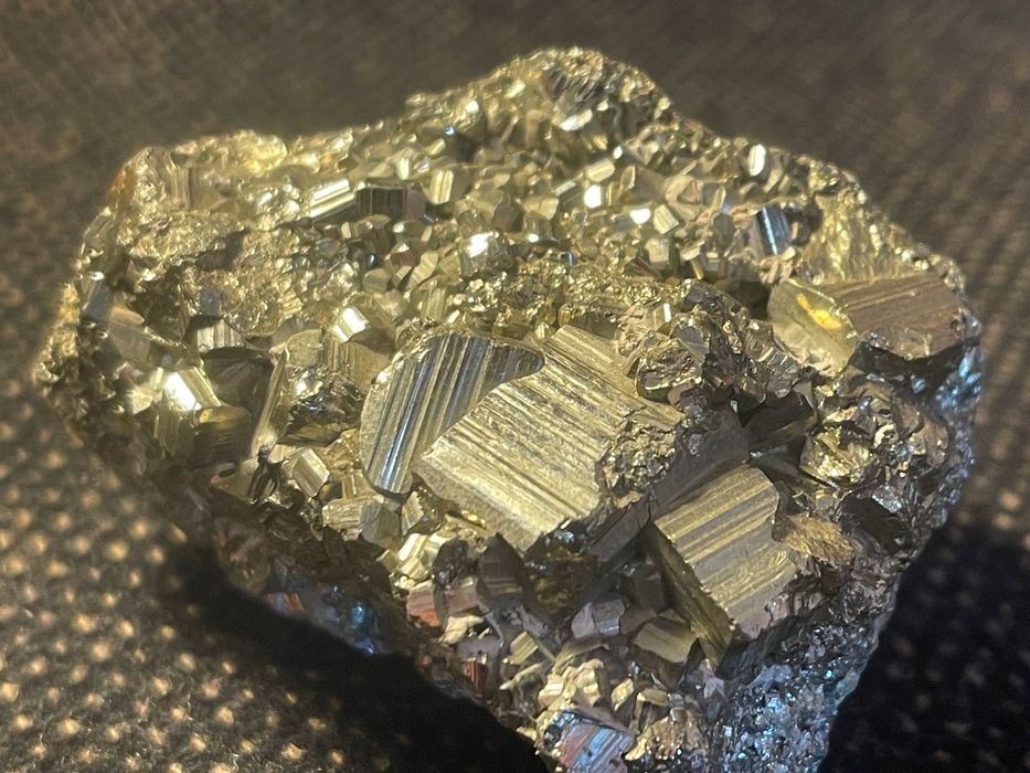 Pyrite Crystal Cluster – Natural Fool’s Gold Mineral Specimen