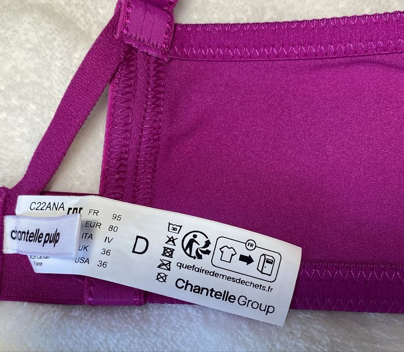 CHANTELLE PULP PLAY 80D – efektowny biustonosz plunge – NOWY Z METKAMI