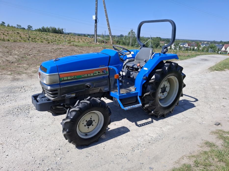 Traktorek japoński 4x4 Iseki Geas 333 wspomaganie rewers śliczny