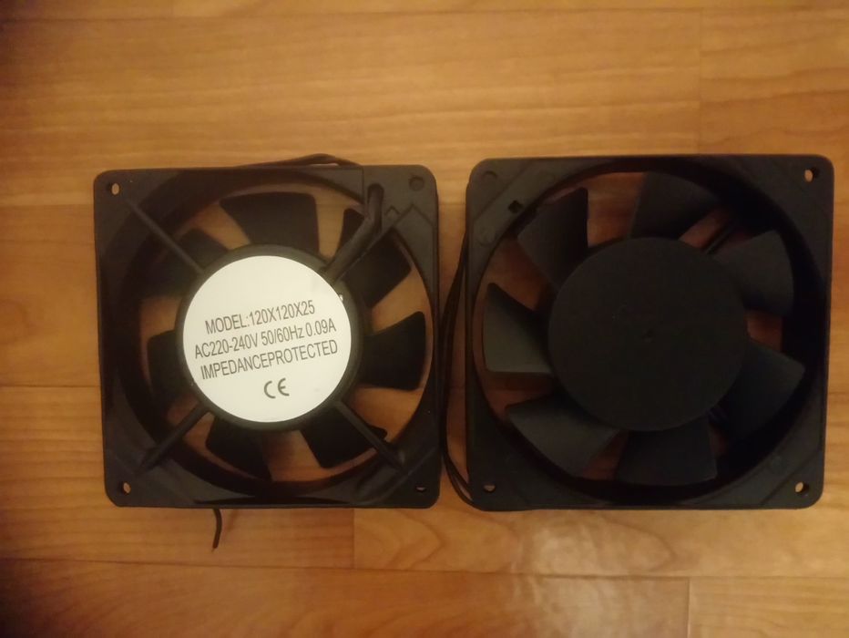 Вентилятор (кулер) Model 120×120×25, AC220-240V, 50/60Hz, 0,09А.