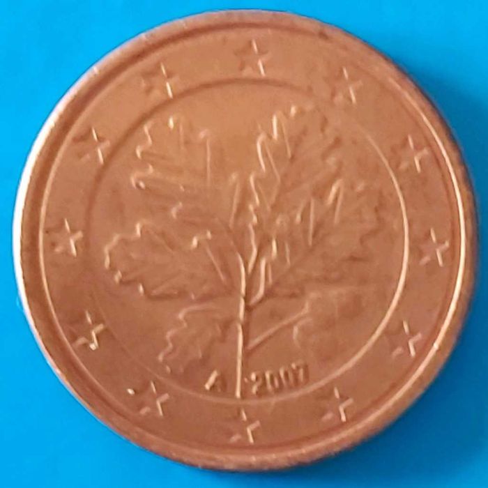 5 Cêntimos de 2007 * A * da Alemanha