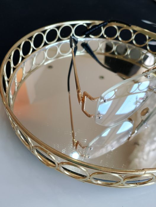 Taniej Nowe ozdobne okulary uniseks zerówki z z filtrem UV