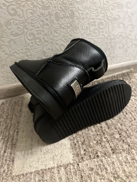 Угги  кожанные овчина