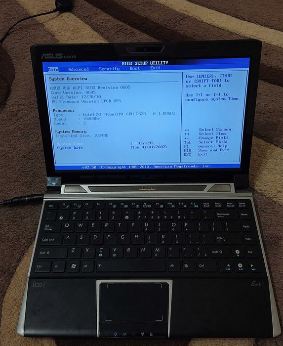 Разборка Ноутбука – ASUS Eee PC 1011/1015/1016/1215N (Lamborghini VX6)