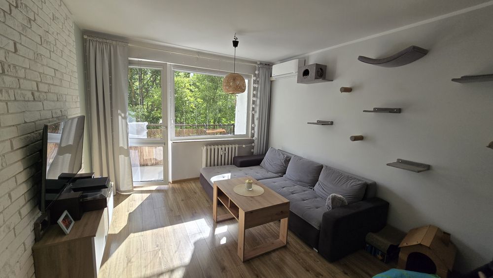 Mieszkanie Zaspa, 48m2, dwa pokoje + odrębna kuchnia, klimatyzacja