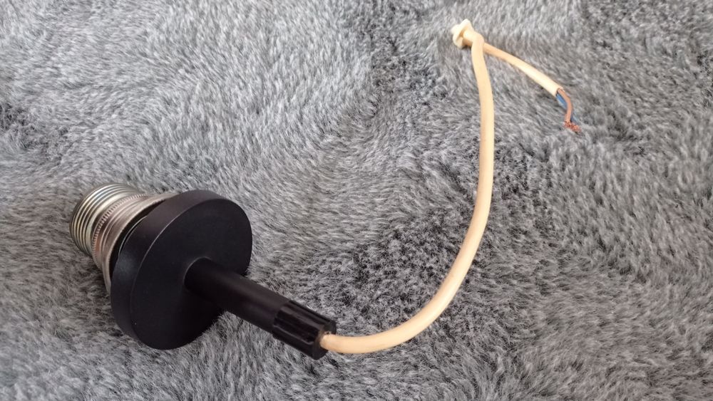 Oprawa do lampy PRL loft plus bakelitowy hak